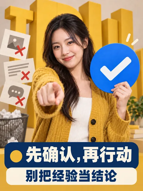手持勾选 · 辟谣判断封面